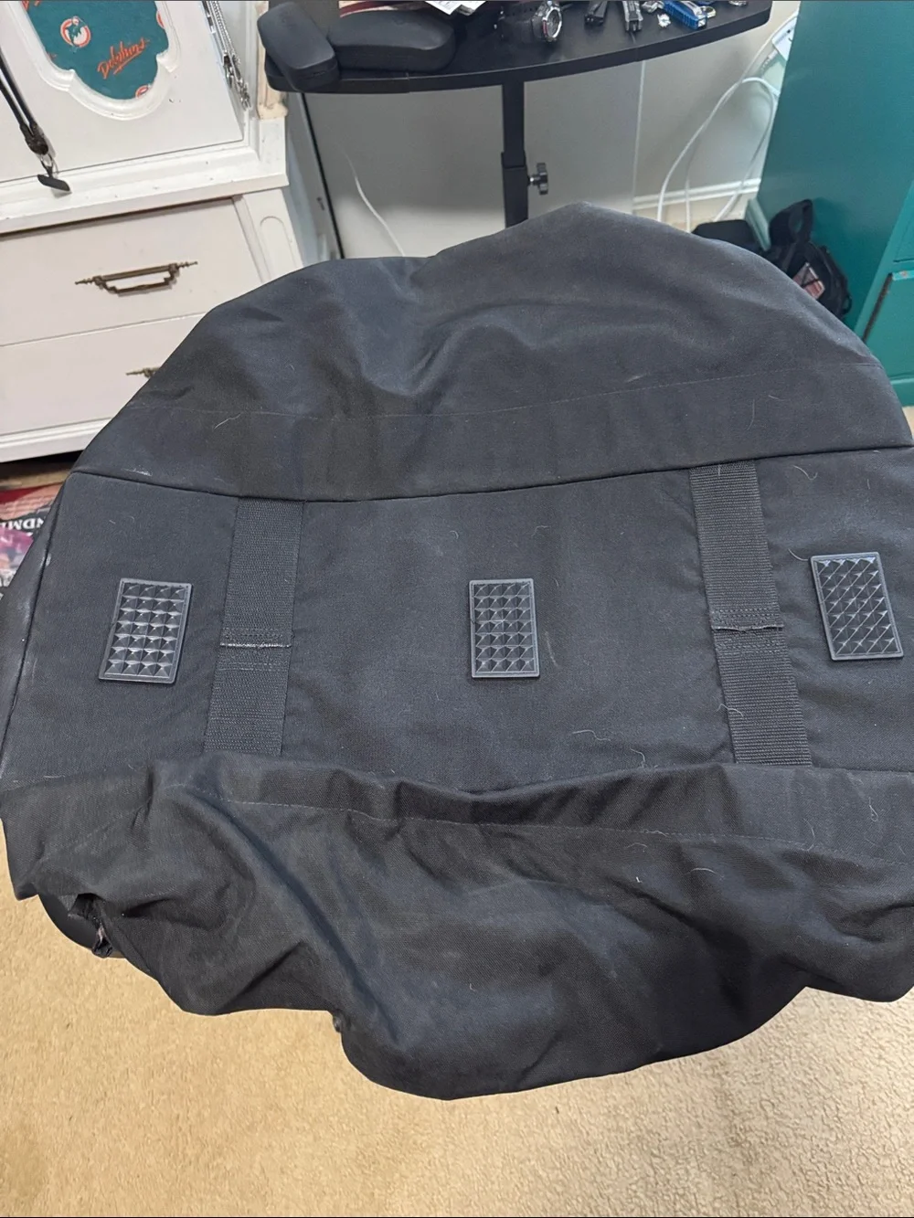 Black Travel Duffel Bag - Iron Duck